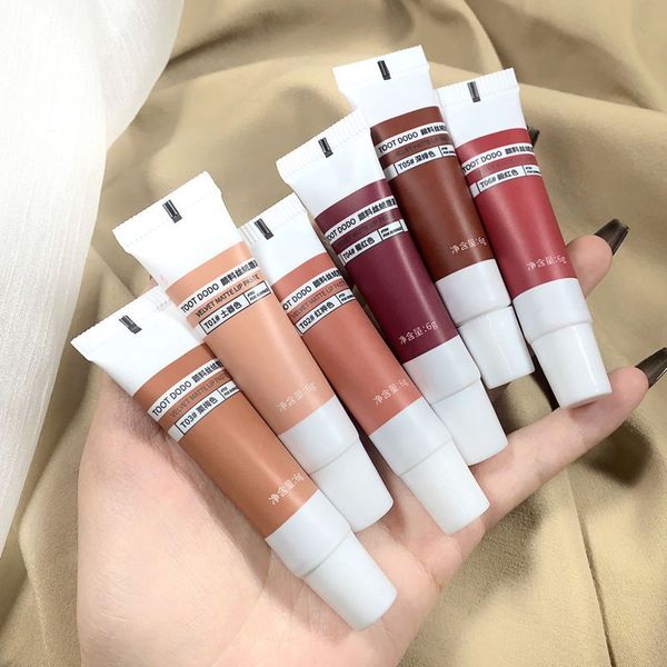 6 colors lipstick velvet matte liquid lipstick waterproof nude lip gloss long lasting women lips tint mud cosmetics kit
6 colors lipstick velvet matte liquid lipstick waterproof nude lip gloss long lasting women lips tint mud cosmetics kit