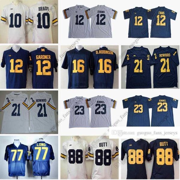 ncaa michigan wolverines football jersey tom brady chris evans denard robinson desmond howard tyree kinnel jacke long jake butt jersey0101, Black
ncaa michigan wolverines football jersey tom brady chris evans denard robinson desmond howard tyree kinnel jacke long jake butt jersey0101, Black