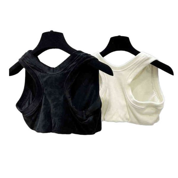 french style luxury designer high waist velour sleeveless tank fashion women's sequins letters velvet fabric waistcoat camisole vest, White
french style luxury designer high waist velour sleeveless tank fashion women's sequins letters velvet fabric waistcoat camisole vest, White