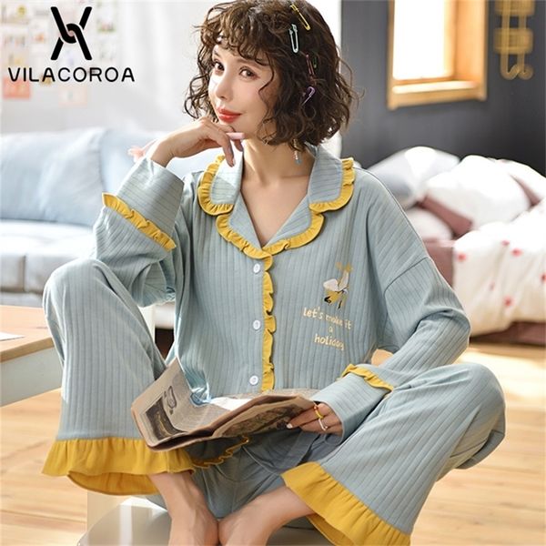 casual fruit pocket button cardigan women pijama lapel long sleeve trousers comfortable pajamas for women casual cute home suit y200708, Black;red
casual fruit pocket button cardigan women pijama lapel long sleeve trousers comfortable pajamas for women casual cute home suit y200708, Black;red