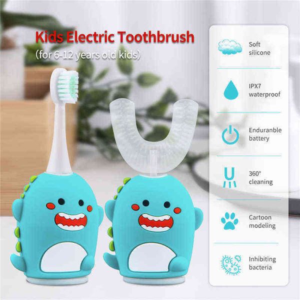 toothbrush ckeyin 2 in 1 sonic vibration u shape kids electric toothbrush 5 modes adjustable cartoon teeth whitening brush cleaning 0315
toothbrush ckeyin 2 in 1 sonic vibration u shape kids electric toothbrush 5 modes adjustable cartoon teeth whitening brush cleaning 0315