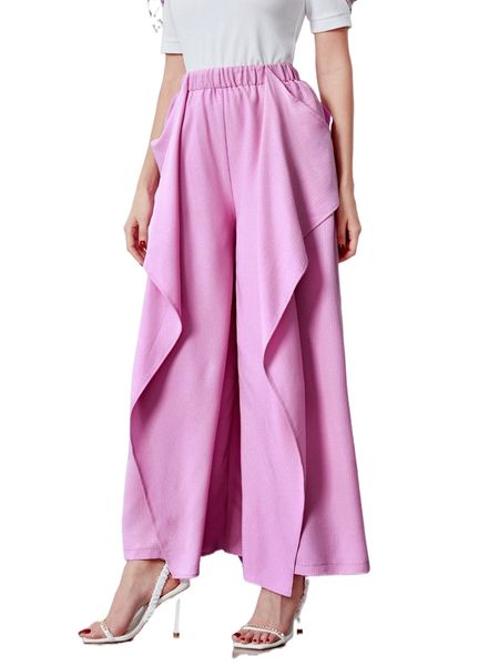 solid wide leg pants 21fj#, Black;white
solid wide leg pants 21fj#, Black;white