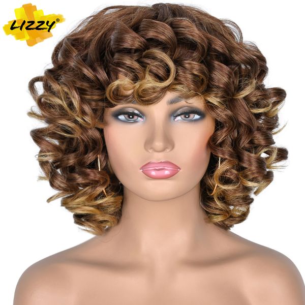 lx brand short hair afro curly wig with bangs dark brown synthetic cosplay loose fluffy shoulder length natural wigs for black women 14"
lx brand short hair afro curly wig with bangs dark brown synthetic cosplay loose fluffy shoulder length natural wigs for black women 14"