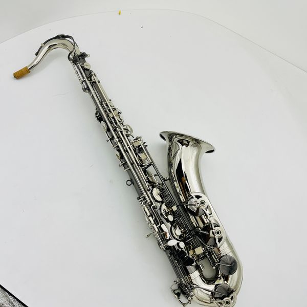 new brand tenor bb tune saxophone silver and black nickel surface musical instruments sax with case mouthpiece
new brand tenor bb tune saxophone silver and black nickel surface musical instruments sax with case mouthpiece