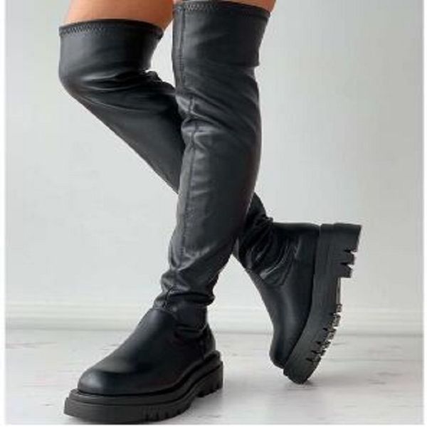 doratasia brand new female platform thigh high boots fashion slim chunky heels over the knee boots women party shoes woman, Black
doratasia brand new female platform thigh high boots fashion slim chunky heels over the knee boots women party shoes woman, Black