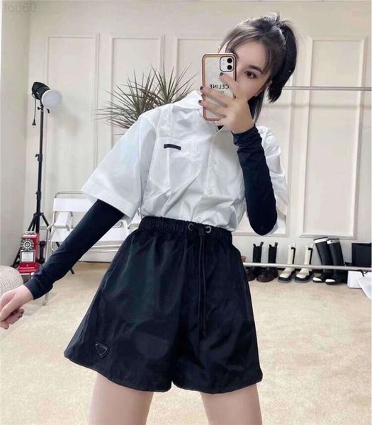 women's jumpsuits & rompers designer p nylon triangle new drawstring elastic high waist casual loose wide leg shorts women 996g, Black;white
women's jumpsuits & rompers designer p nylon triangle new drawstring elastic high waist casual loose wide leg shorts women 996g, Black;white