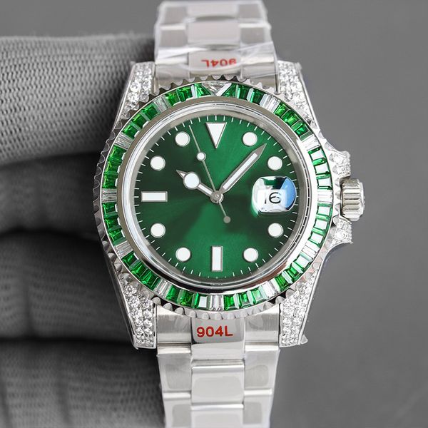 men's watch with diamond green dial automatic machine 40mm stainless steel 904l st9 folding buckle sapphire mirror submarine montre de, Slivery;brown
men's watch with diamond green dial automatic machine 40mm stainless steel 904l st9 folding buckle sapphire mirror submarine montre de, Slivery;brown