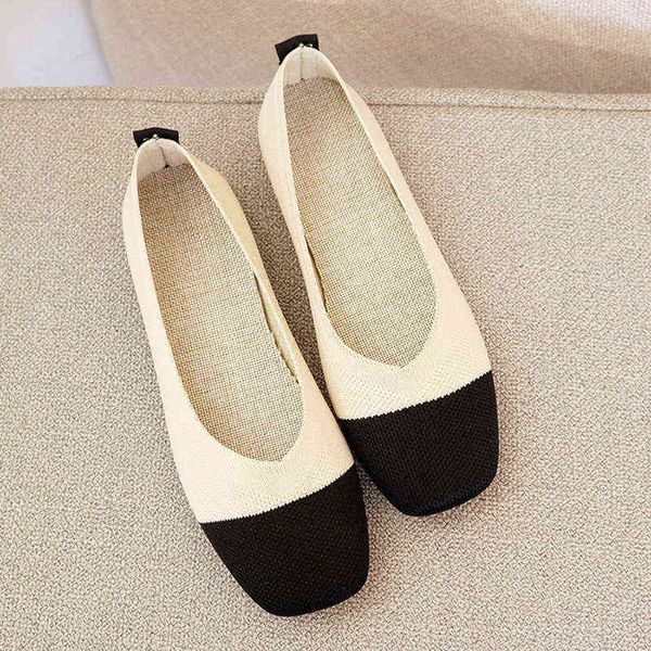 women dress shoes mocassin schoenen vrouw lente zomer 2022 stretch gebreide stof ballet flats vrouwen platte ademend mesh zacht rijden loafe, Black
women dress shoes mocassin schoenen vrouw lente zomer 2022 stretch gebreide stof ballet flats vrouwen platte ademend mesh zacht rijden loafe, Black