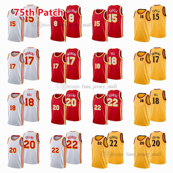printed 75th patch city basketball jerseys john 20 collins clint 15 capela onyeka 17 okongwu cam 22 reddish danilo 8 gallinari jersey color, Black;red
printed 75th patch city basketball jerseys john 20 collins clint 15 capela onyeka 17 okongwu cam 22 reddish danilo 8 gallinari jersey color, Black;red