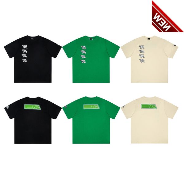 we11done summer net red small bullet screen short sleeve t-shirt round neck casual loose simple couple women, White;black
we11done summer net red small bullet screen short sleeve t-shirt round neck casual loose simple couple women, White;black