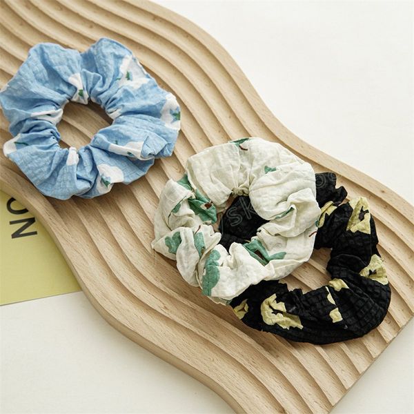 small fresh floral crumpled scrunchies spring flower print elastic hair bands women fairy sweet rubber band hair accessories, Slivery;white
small fresh floral crumpled scrunchies spring flower print elastic hair bands women fairy sweet rubber band hair accessories, Slivery;white