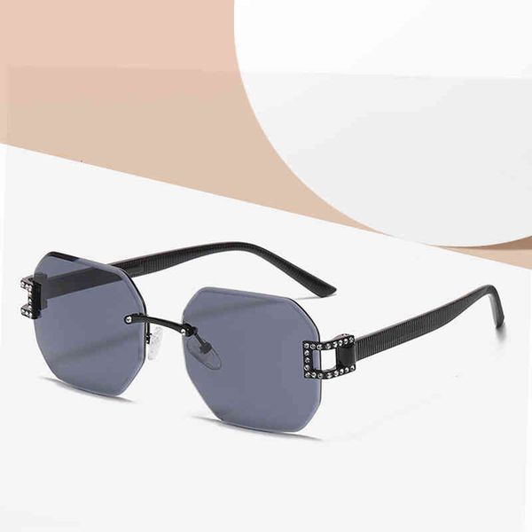 sunglasses wood grain diamond trimmed kajia trend sunglasses 2w9i, White;black