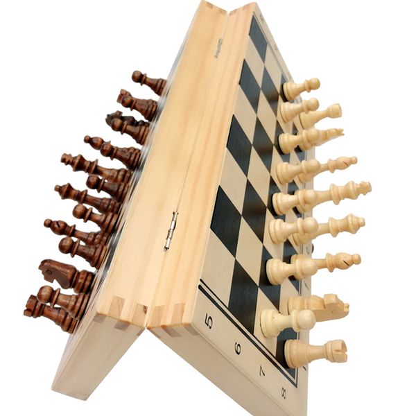 quality wooden folding chess set solid wood chessboard magnetic pieces entertainment board games children gifts
quality wooden folding chess set solid wood chessboard magnetic pieces entertainment board games children gifts
