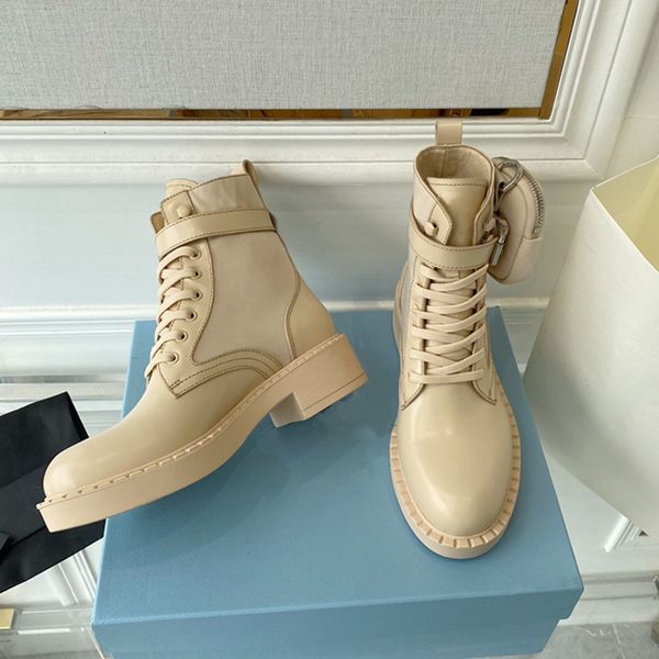 designers re-nylon women leather ankle boot lace-up martin boot with pouch combat boots rubber tpu sole platform shoe with box no407, Black
designers re-nylon women leather ankle boot lace-up martin boot with pouch combat boots rubber tpu sole platform shoe with box no407, Black