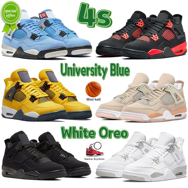4 4s basketball shoes cool grey university blue white oreo shimmer black cat tour yellow cactus jack men women sneakers us 5.5-13
4 4s basketball shoes cool grey university blue white oreo shimmer black cat tour yellow cactus jack men women sneakers us 5.5-13