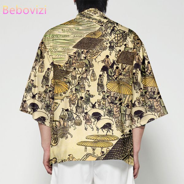 chinese style traditional ink painting print harajuku kimono shorts sets two-piece suit yukata japan cardigan women men cosplay, Red
chinese style traditional ink painting print harajuku kimono shorts sets two-piece suit yukata japan cardigan women men cosplay, Red