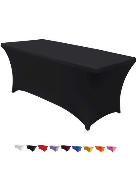 6 ft rectangular fitted spandex tablecloths stretch table cover polyester tablecover wedding dining decor hyjk2205
6 ft rectangular fitted spandex tablecloths stretch table cover polyester tablecover wedding dining decor hyjk2205