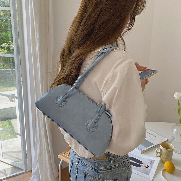 evening bags women's underarm bag candy color retro waxy leather baguette wild long handle single shoulder hangbag
evening bags women's underarm bag candy color retro waxy leather baguette wild long handle single shoulder hangbag