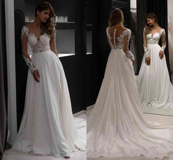 ball gown wedding dresses long sleeved wedding dress mori series bride simple u-neck large backless travel pography small tailed lace slim r, White
ball gown wedding dresses long sleeved wedding dress mori series bride simple u-neck large backless travel pography small tailed lace slim r, White