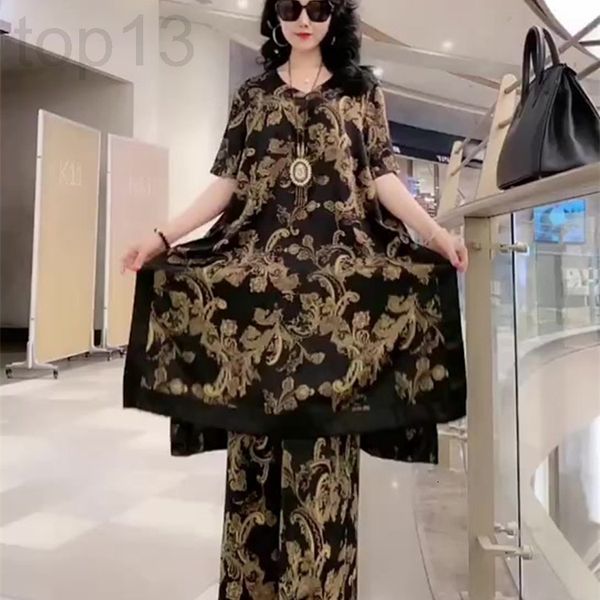 casual dresses designer large silk dress women's two-piece set 2021 spring new wide lady temperament thin print dress set 5fo7, Black;gray
casual dresses designer large silk dress women's two-piece set 2021 spring new wide lady temperament thin print dress set 5fo7, Black;gray
