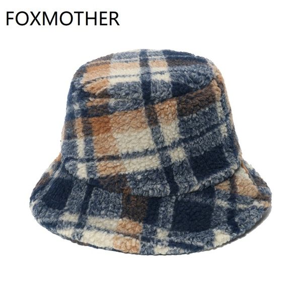 foxmother fashion british style outdoor lamb fluffy tartan plaid bucket hats for women men winter panama caps 220325, Blue;gray
foxmother fashion british style outdoor lamb fluffy tartan plaid bucket hats for women men winter panama caps 220325, Blue;gray