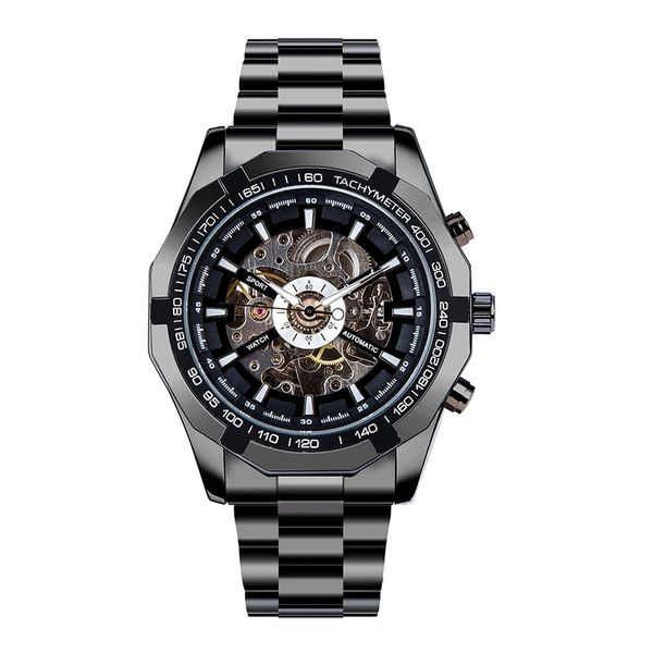 gutuo business fashion watch steel band hollow out automatic mechanical watch cross border foreign trade popular luminous men's watch a, Slivery;brown
gutuo business fashion watch steel band hollow out automatic mechanical watch cross border foreign trade popular luminous men's watch a, Slivery;brown