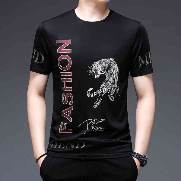 short summer loose clothes fashion half sleeve t-shirt printed t-shirt bottomed shirt men's wear, Black;brown
short summer loose clothes fashion half sleeve t-shirt printed t-shirt bottomed shirt men's wear, Black;brown