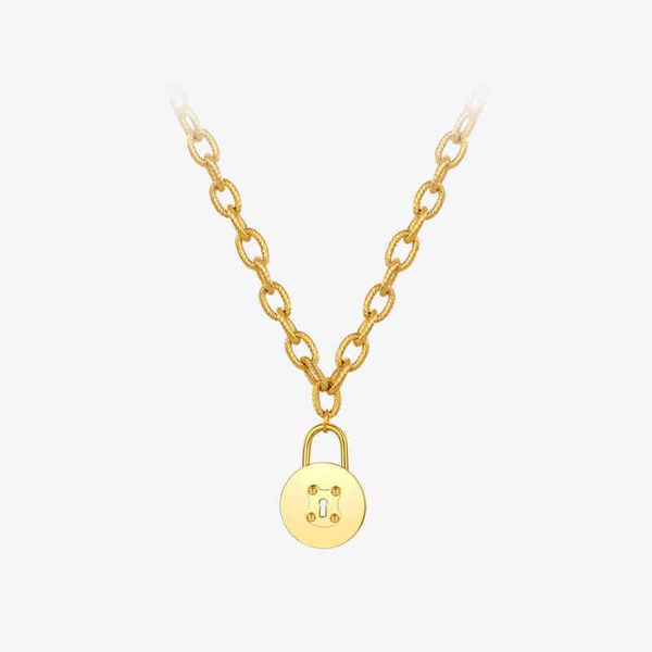 pendant necklaces enfashion goth lock for women stainless steel gold color choker fashion jewelry p213203 220428, Silver
pendant necklaces enfashion goth lock for women stainless steel gold color choker fashion jewelry p213203 220428, Silver