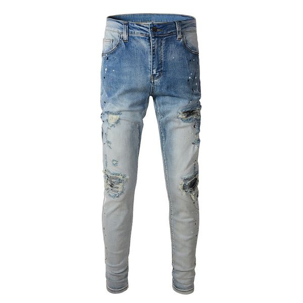 mens jeans designer jeans for man true rip street retro torn fold stitching motorcycle slim washed motocycle denim black star cross icon bil, Blue
mens jeans designer jeans for man true rip street retro torn fold stitching motorcycle slim washed motocycle denim black star cross icon bil, Blue