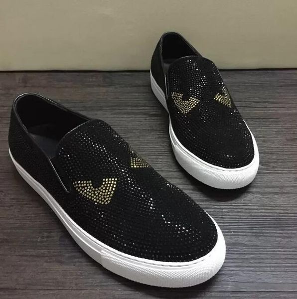 luxury rhinestone shoes men loafers fashion men genuine leather slip on driving boats mens casual shoes, Black
luxury rhinestone shoes men loafers fashion men genuine leather slip on driving boats mens casual shoes, Black