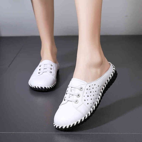 slippers soft soled large women's shoes non slip comfortable 41-43 summer sandals cowhide mother's flat slippers g13e, Black
slippers soft soled large women's shoes non slip comfortable 41-43 summer sandals cowhide mother's flat slippers g13e, Black