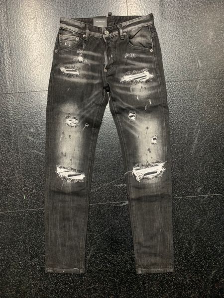 2022 new men jeans hole light blue dark gray italy brand man long pants trousers streetwear denim skinny slim straight biker jean for d2 28-
2022 new men jeans hole light blue dark gray italy brand man long pants trousers streetwear denim skinny slim straight biker jean for d2 28-