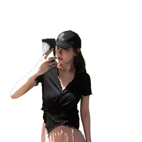 ms. luo__light european and american ballet tee chic design 2022 summer black v-collar short sleeve t-shirt jacket female u7j8#, White
ms. luo__light european and american ballet tee chic design 2022 summer black v-collar short sleeve t-shirt jacket female u7j8#, White