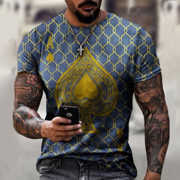 summer men ace of spades t-shirt 3d colorful printing short-sleeved oversized breathable aa, White;black
summer men ace of spades t-shirt 3d colorful printing short-sleeved oversized breathable aa, White;black