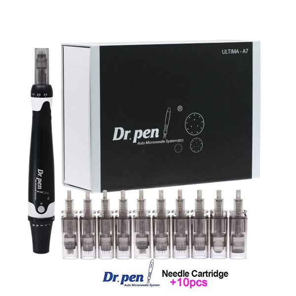 professional electric dr. pen ultima a7 microneedle pen derma 12pcs needle cartridge for face acne scars skin care beauty device perfections
professional electric dr. pen ultima a7 microneedle pen derma 12pcs needle cartridge for face acne scars skin care beauty device perfections