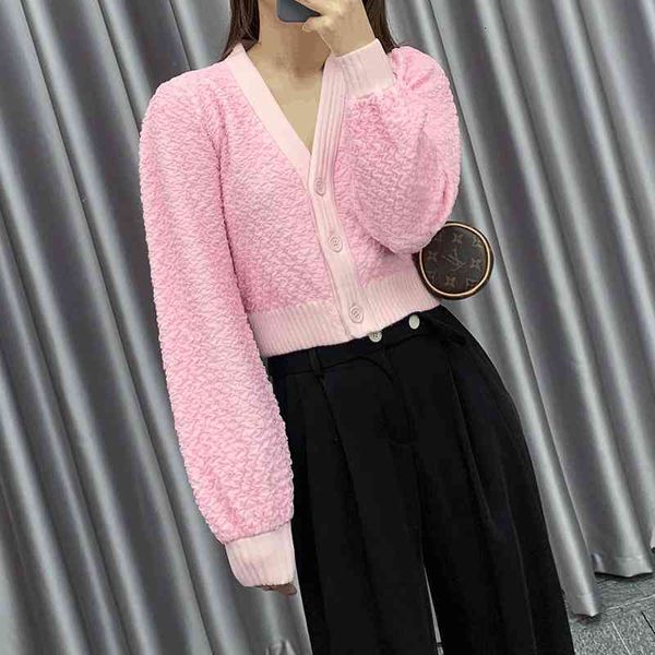 women's polos concave convex pattern wrinkle short lantern sleeve long sleeve pink lovely high waist women's sweater autumn and wi, White
women's polos concave convex pattern wrinkle short lantern sleeve long sleeve pink lovely high waist women's sweater autumn and wi, White