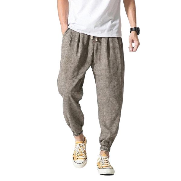 men's pants brand jogger male harem linen casual baggy ankle-length pant pantalon men fitness loose homme1 z1en#, Black
men's pants brand jogger male harem linen casual baggy ankle-length pant pantalon men fitness loose homme1 z1en#, Black