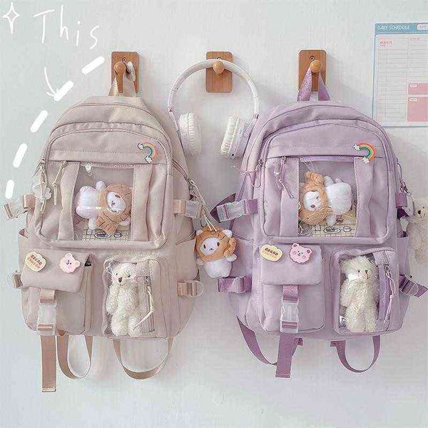 large-capacity cute women multi-pocket nylon backpack ins junior high school student school bag female girl backpack lapbook
large-capacity cute women multi-pocket nylon backpack ins junior high school student school bag female girl backpack lapbook