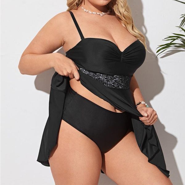 women's swimwear women tummy control soft cup one piece swimdress solid function material bikinis set high waistwomen's, White;black
women's swimwear women tummy control soft cup one piece swimdress solid function material bikinis set high waistwomen's, White;black