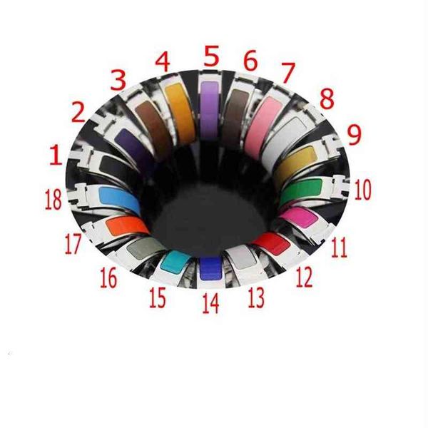 12mm mixed silver colors women designer bangles titanium steel luxury letter drop oil couple bracelets lady party gift250l, Black
12mm mixed silver colors women designer bangles titanium steel luxury letter drop oil couple bracelets lady party gift250l, Black