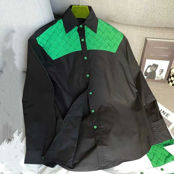early spring three-dimensional silhouette bv2022 woven large color matching shirt, same boutique coat for men and women, Black
early spring three-dimensional silhouette bv2022 woven large color matching shirt, same boutique coat for men and women, Black