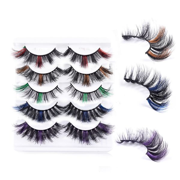 5pairs two-color d curl false eyelashes russian red pink mix dramatic 3d faux mink colored eye lashes for dolls ombre rainbow color clis
5pairs two-color d curl false eyelashes russian red pink mix dramatic 3d faux mink colored eye lashes for dolls ombre rainbow color clis
