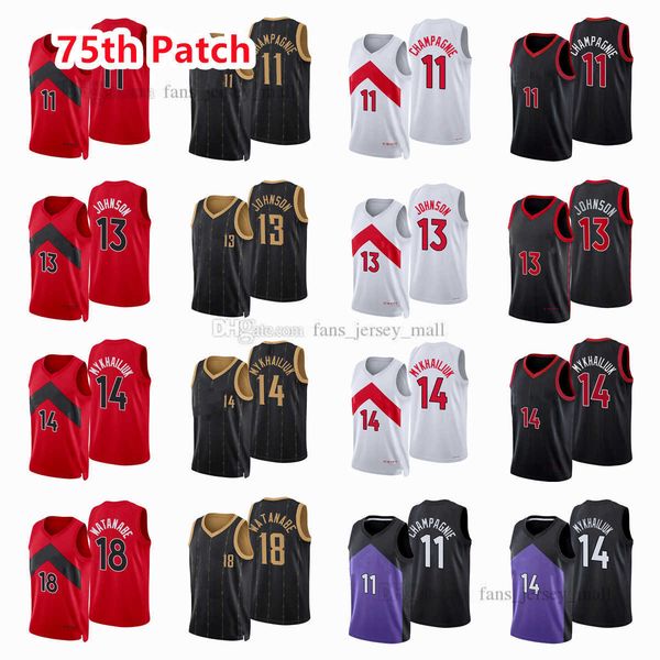 printed 75th patch city basketball jerseys yuta 18 watanabe svi 14 mykhailiuk justin 11 champagnie david 13 johnson jersey color white red b, Black;red
printed 75th patch city basketball jerseys yuta 18 watanabe svi 14 mykhailiuk justin 11 champagnie david 13 johnson jersey color white red b, Black;red