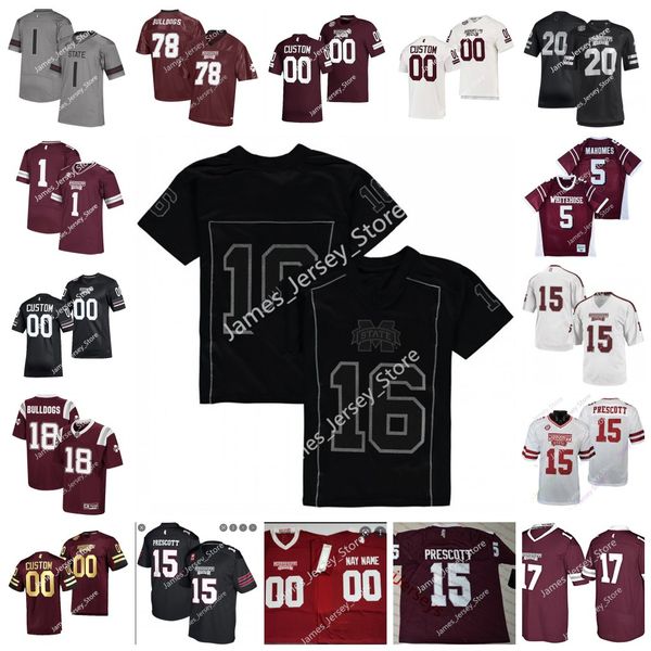 ncaa custom mississippi state bulldogs stitched football jersey 86 jacobi moore 33 simeon price 83 quinton torbor 26 j.p. purvis 2 will roge, Black
ncaa custom mississippi state bulldogs stitched football jersey 86 jacobi moore 33 simeon price 83 quinton torbor 26 j.p. purvis 2 will roge, Black