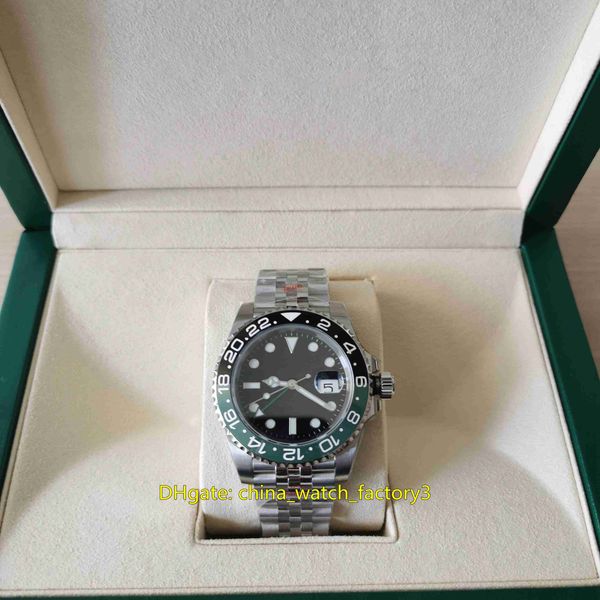 2022 new model mens watch 40mm gmt sprite 126720 jubilee bracelet ceramic bezel cal.3285 movement mechanical automatic watches men's wr, Slivery;brown
2022 new model mens watch 40mm gmt sprite 126720 jubilee bracelet ceramic bezel cal.3285 movement mechanical automatic watches men's wr, Slivery;brown