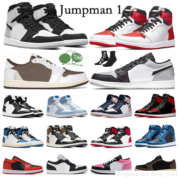jumpman 1 retro mens basketball shoes 1s sneakers stage haze atmosphere bred patent panda chicago smoke grey womens trainers sports 
jumpman 1 retro mens basketball shoes 1s sneakers stage haze atmosphere bred patent panda chicago smoke grey womens trainers sports