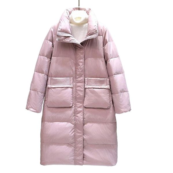 women's down & parkas ailegogo winter women thick warm stand collar 90% white duck long coat casual female pocket snow jacket outwear p, Black
women's down & parkas ailegogo winter women thick warm stand collar 90% white duck long coat casual female pocket snow jacket outwear p, Black