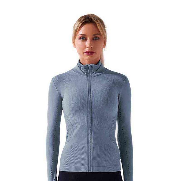 new autumn and winter seamless yoga cardigan women's sports zipper long sleeve shirts yoga women workout clothing t220725, White;red
new autumn and winter seamless yoga cardigan women's sports zipper long sleeve shirts yoga women workout clothing t220725, White;red