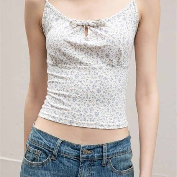 puwd slim girls sweet floral camis summer fashion ladies vintage boho short party women chic cute 220318, White
puwd slim girls sweet floral camis summer fashion ladies vintage boho short party women chic cute 220318, White