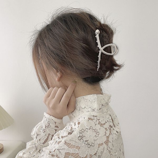 length 11.5 cm large metal cross snake rose shaped hair clamps for women ponytail scrunchies hair clips claw korean lady alloy bath shower a, Slivery;golden
length 11.5 cm large metal cross snake rose shaped hair clamps for women ponytail scrunchies hair clips claw korean lady alloy bath shower a, Slivery;golden